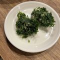 oek's cooksnap of when they made 人参の葉で簡単かき揚げ.