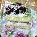 プルンバゴ's cooksnap of when they made 箱が無くても大丈夫！ケーキの保存方法☆.