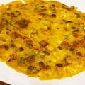 けちのしん's cooksnap of when they made 長ネギと紅生姜のふわふわ豆腐入りお焼き.