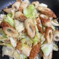 虹空ゆちゃ's cooksnap of when they made キャベツとツナとちくわのパパッと炒め.