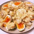 はるひやま's cooksnap of when they made 新じゃがときぬさやのマスタードマヨサラダ.