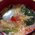 mantacarp's cooksnap of when they made 奇跡の一杯★小松菜とトマトのスープ.