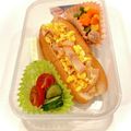 悠LOVE航's cooksnap of when they made ハムエッグサンド弁当☆幼稚園用☆3歳.