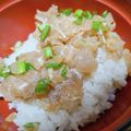 まーく71's cooksnap of when they made 簡単!安い赤身のサクで!!ネギトロ丼～❀.