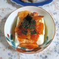 mmameco's cooksnap of when they made 超簡単！韓国風キムチ冷奴 包丁いらず.