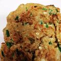 ネボ美's cooksnap of when they made 【混ぜて焼くだけ】そば粉と豆腐のチジミ.