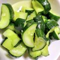 俺の肉's cooksnap of when they made チューブからしdeきゅうりのからし漬け♪.