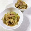 みぽぽ37's cooksnap of when they made 鯖とキャベツと南関揚げのポン酢サラダ.