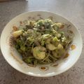 ぐ〜でたま's cooksnap of when they made エビとアボカドのクリームパスタ♡*..