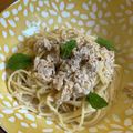 ﾊﾞﾋﾞ子's cooksnap of when they made 簡単おいしい！ツナのレモンクリームパスタ.