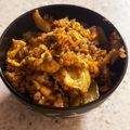 ぐ〜でたま's cooksnap of when they made 簡単！すぐ出来る！パラパラ納豆キムチ炒飯.