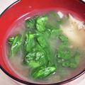 ダリア☆'s cooksnap of when they made レタスの外葉は味噌汁の具.