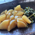 masaatu's cooksnap of when they made 春菊と大根の煮物.