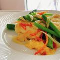 クックゆ〜ほキッチン's cooksnap of when they made かんたん美味しい！ニラ玉豚肉炒め　.