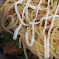 コッピー３０５'s cooksnap of when they made 男の胃袋を鷲掴み★鯖缶と大葉の冷製スパ★.