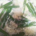 ハニイとムサシ's cooksnap of when they made 豆腐入り♫ニラの卵とじ味噌汁.