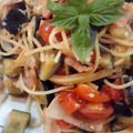 のぞみing's cooksnap of when they made トマトとナスとバジルの夏パスタ.