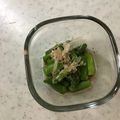 Ruriluru's cooksnap of when they made アスパラのおひたし.