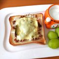 ☽月光's cooksnap of when they made 朝の納豆トースト！.