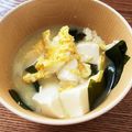 みゅう's cooksnap of when they made 豆腐と卵の味噌汁.
