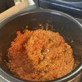 love385's cooksnap of when they made 【炊飯器】絶品ミートソース【作り置き】.