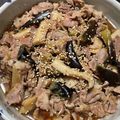 愛とココ's cooksnap of when they made 茄子と豚肉のオイスター炒め.