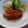 melmarilyn's cooksnap of when they made 鶏肉のトマト煮込み.