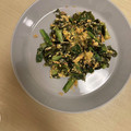 ピーナッツ子♪'s cooksnap of when they made 小松菜とワカメと卵の炒め物.