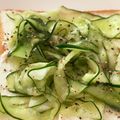 もものすけのまま's cooksnap of when they made きゅうりとクリームチーズのオープンサンド.
