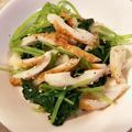 caruga's cooksnap of when they made 三つ葉とちくわのナムル♡箸が止まりません.