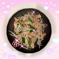 ☆hironon☆'s cooksnap of when they made ささみともやしの中華炒め.