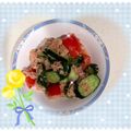 ☆hironon☆'s cooksnap of when they made トマトとキュウリのサラダ.