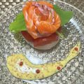 ＊のんちのごはん＊'s cooksnap of when they made サーモンとホタテとアボカドのタルタル.