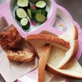 のりこったん's cooksnap of when they made 簡単かわいい！カリカリ【手裏剣ト―スト】.