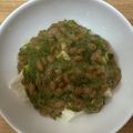 かおり♡♡♡'s cooksnap of when they made 冷奴☆めかぶ納豆のせ.