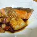 mikaduki7's cooksnap of when they made 煮つけ風、鮭のニンニク生姜焼き.