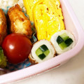 ∞らら∞'s cooksnap of when they made お弁当に「市松模様のちくわきゅうり」.