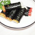 ぱふ's cooksnap of when they made チーズ竹輪ののり巻き.