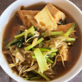 食いしん坊河童's cooksnap of when they made 厚揚げと小松菜とごぼうの煮物.