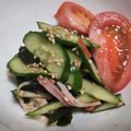 fu♪♪'s cooksnap of when they made 簡単！ワカメきゅうりカニカマの酢の物♪.