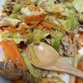daniashi's cooksnap of when they made 野菜たくさん豚キムチ.