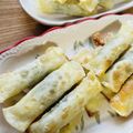 むぎちゃんkkt's cooksnap of when they made 餃子の皮でシソチーズくるくる.