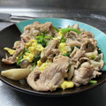 さのってぃ's cooksnap of when they made 豚肉とほうれん草のふわふわ卵炒め.