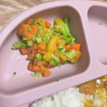 あーきたこま's cooksnap of when they made 離乳食　みかんと野菜のサラダ.