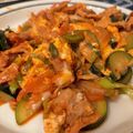 のらむーちょ's cooksnap of when they made 簡単おつまみ☆卵でまろやかぁ豚キムチ.