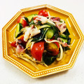あっこ姉's cooksnap of when they made 蛸と胡瓜とトマトと新玉ねぎの中華風マリネ.