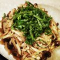 _yu's cooksnap of when they made 腸活におすすめ！きのこの梅おかか和え.