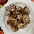 ちぱちぱさん's cooksnap of when they made 簡単！ちくわのチーズ肉巻き.