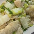 yomo1229's cooksnap of when they made 白菜とムネ肉の中華炒め.