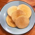 すずわんこ's cooksnap of when they made オートミールと米粉パンケーキ.